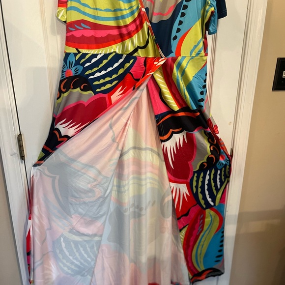 Women's Plus Size Elegant Long Evening Maxi Summer Wrap Dress 18W - 222W - Picture 8 of 12